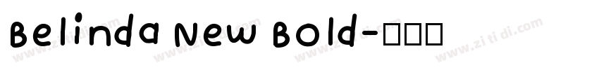 Belinda New Bold字体转换